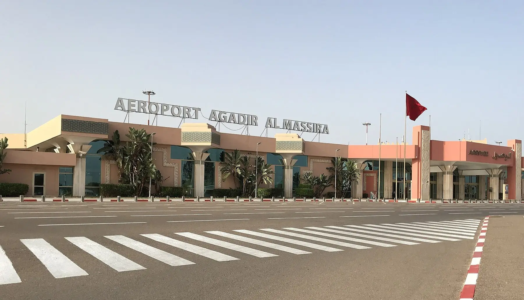 Main entrance of Agadir Al Massira airport