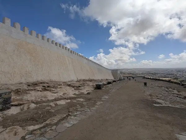 The western wall of the Agadir Oufella kasbah, 90 MAD